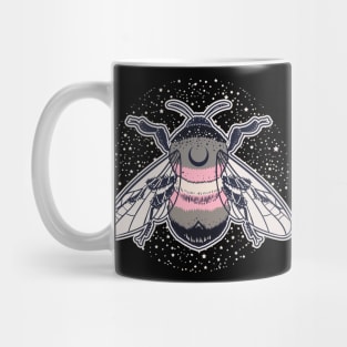 Demigirl Bee Proud LGBT Pride Flag Mug